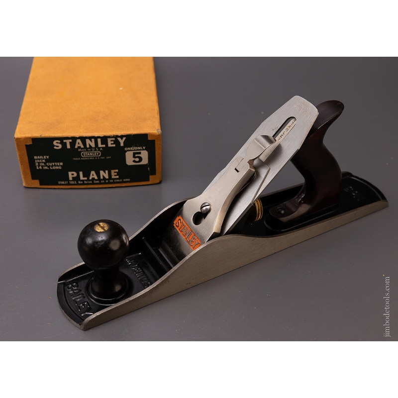 Spectacular STANLEY No. 5 Jack Plane Near Mint in Box – 107319