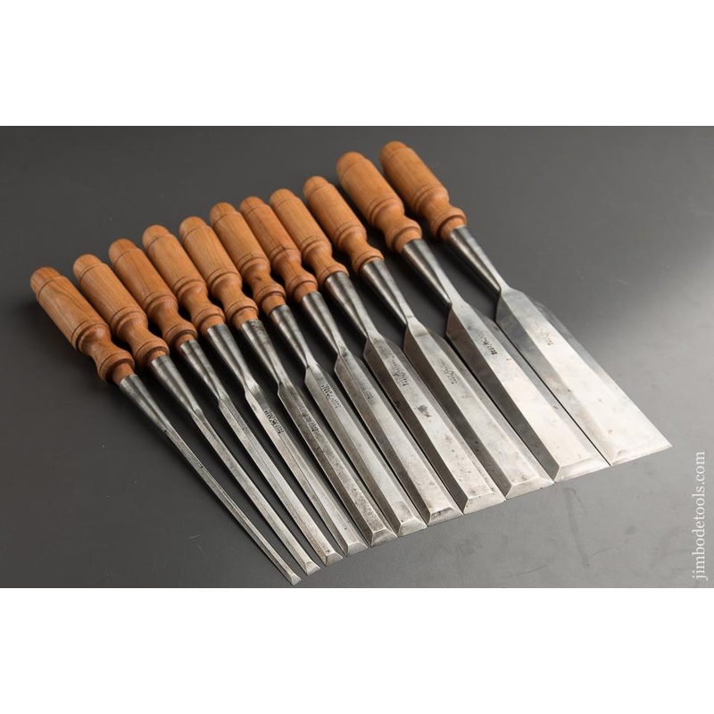 Stunning Set of BUCK BROS. Socket Firmer Chisels – 88796