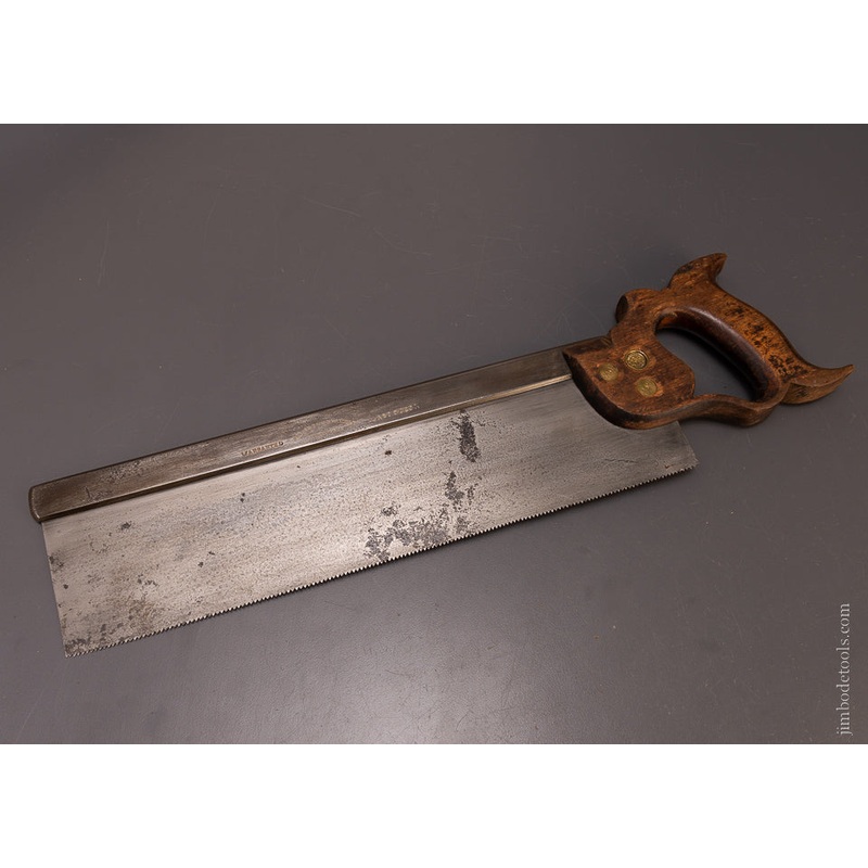 Very RARE! BURGER, BOYLE & GAMBLE Richmond, VA Back Saw – 107371