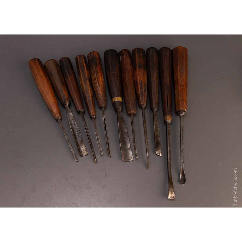 11 ADDIS Carving Chisels Gouges – 107440