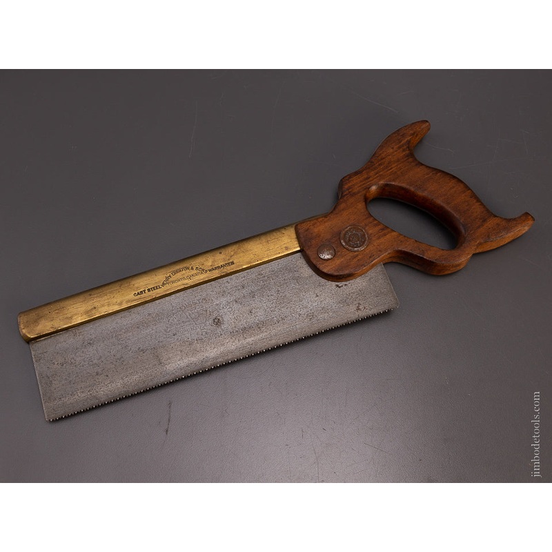 Rare Brass Back DISSTON No. 5 Carcass Saw – 107590
