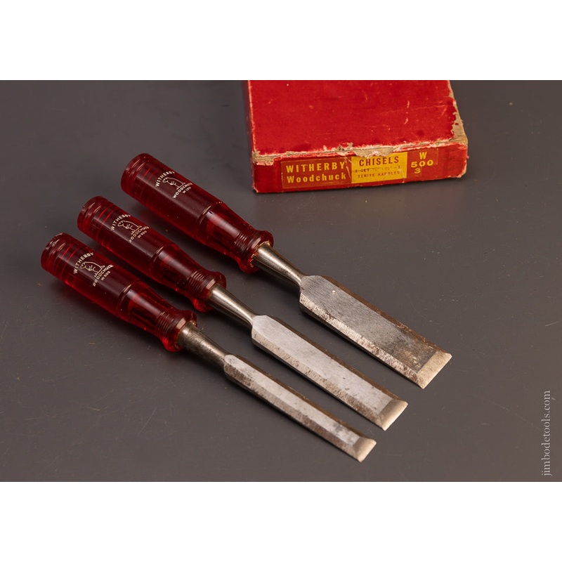 Set of 3 WITHERBY Chisels Mint in Box – 107424