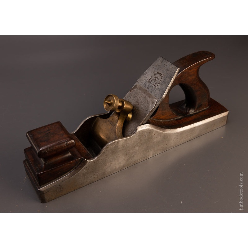 Very Fine MATHIESON Dovetailed Steel Rosewood Infill 13 1/2 Inch Bench Plane – 107098 – AS OF MAY 20
