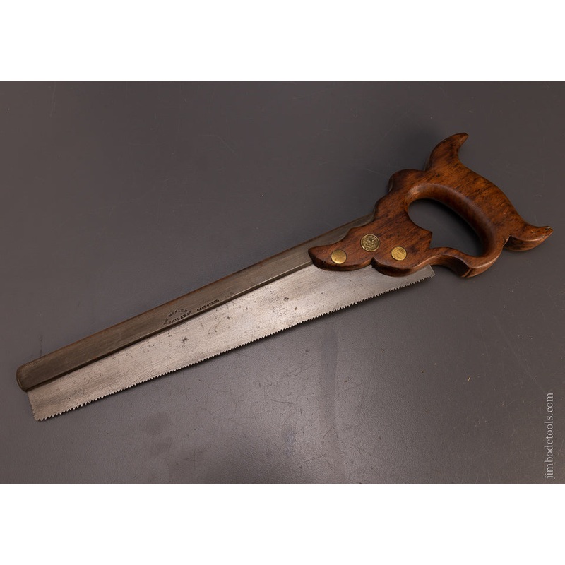 WM. McNIECE PHILAD Triple Cove Back Saw – 107383