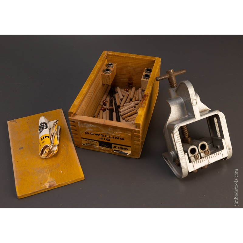WODEN No. X190 Doweling Jig 100% Complete in Original Box – 107300