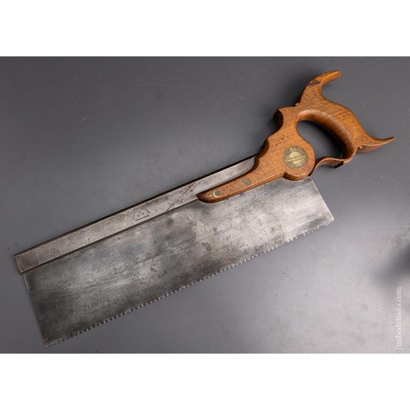 Remarkable MOULSON BROTHERS Carcass Saw with Triple Cove Handle – EXCELSIOR 95397