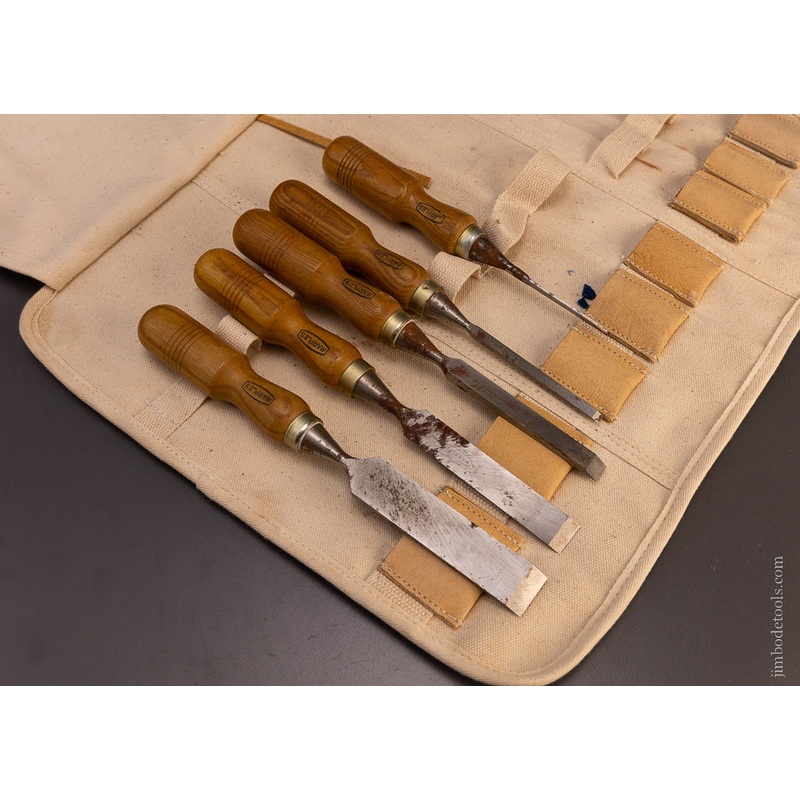 Set of 5 MARPLES Mortise Chisels – 107577