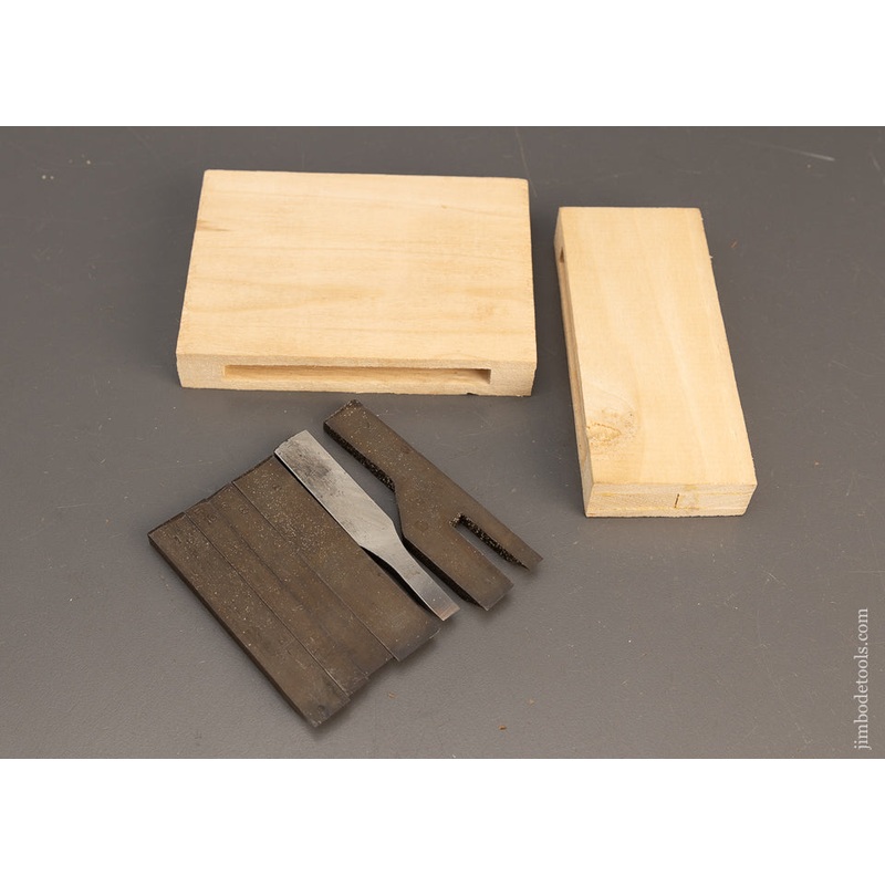 Set of 6 Aftermarket Irons for STANLEY MILLERS PATENT Plow Planes – 116240