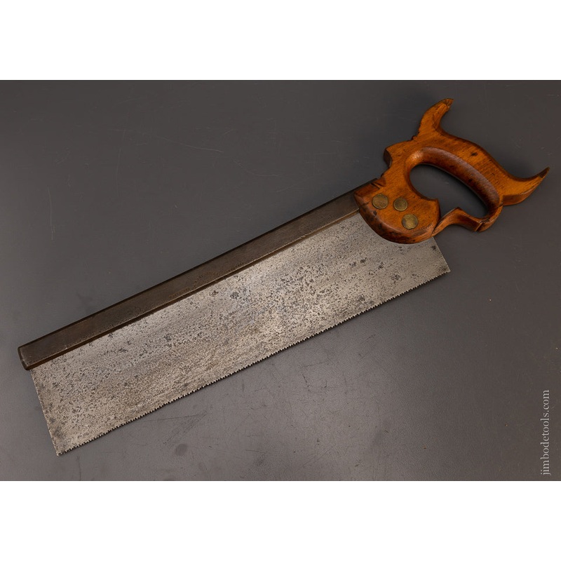 Rare W.B. GREGORY & CO. ALBANY Back Saw – 107620