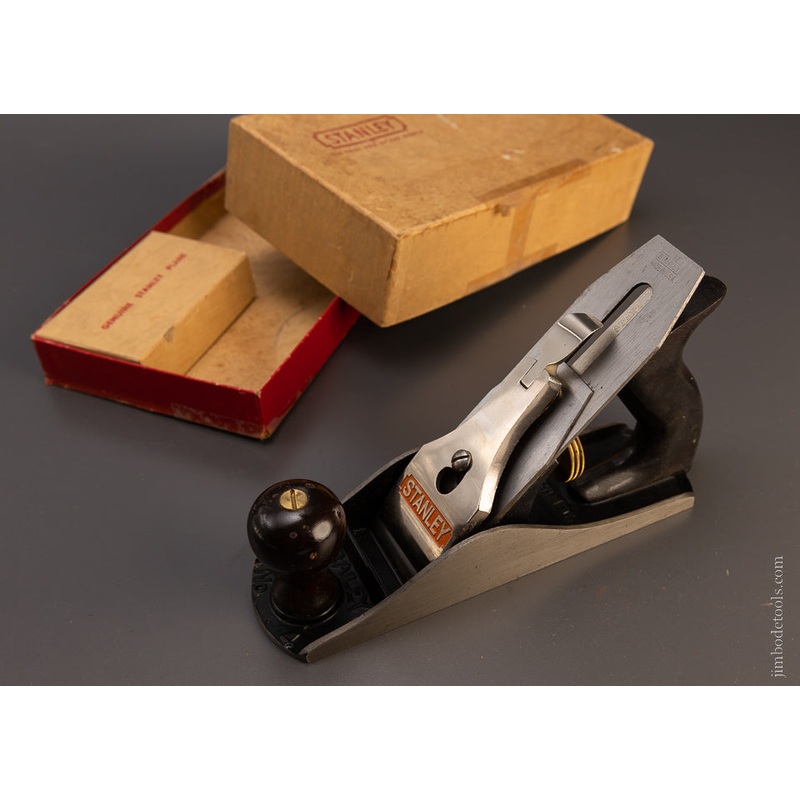 STANLEY No. 4 Smooth Plane Used, but Fine in Display Box – 107651