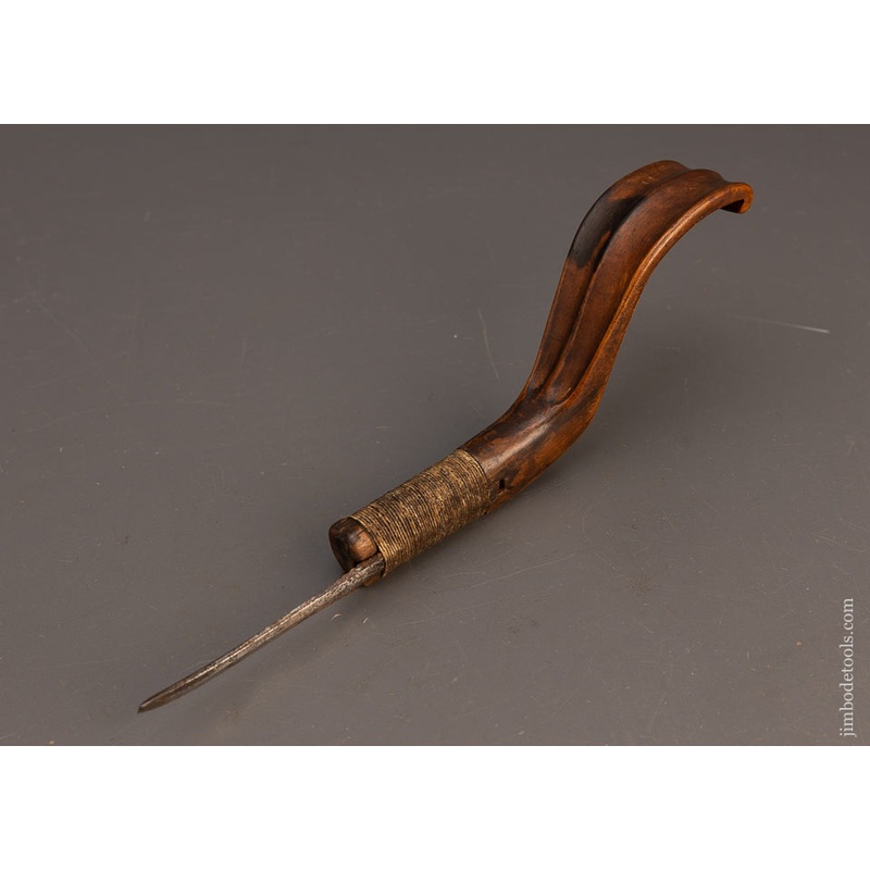 Stunning Hand Carved Early Vintage Native American Crooked Knife Elegant! – EXCELSIOR 116185