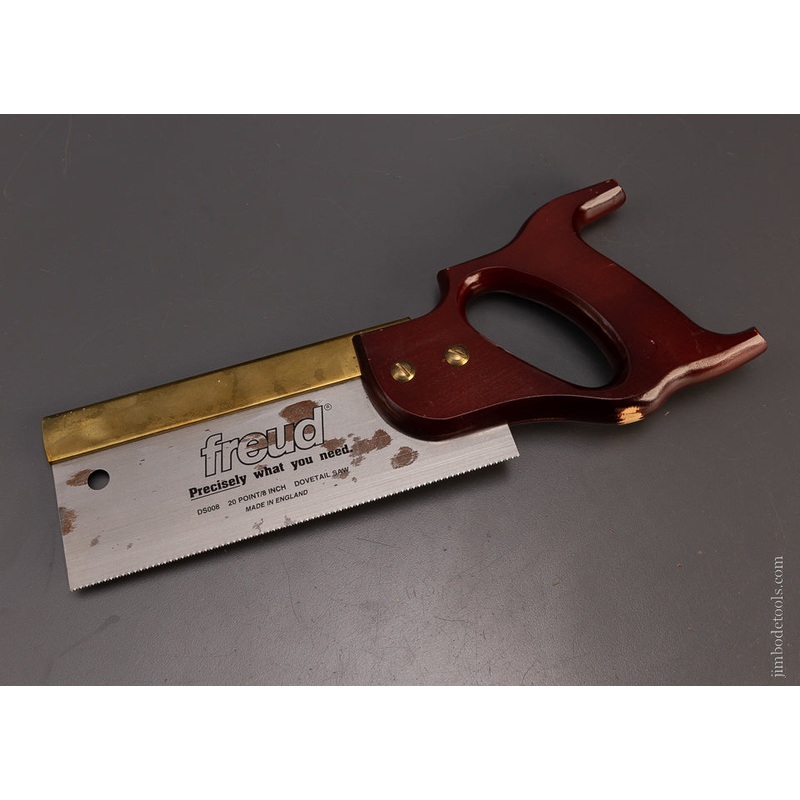 Unused 8 Inch Brass Back Dovetail Saw FREUD – 107675