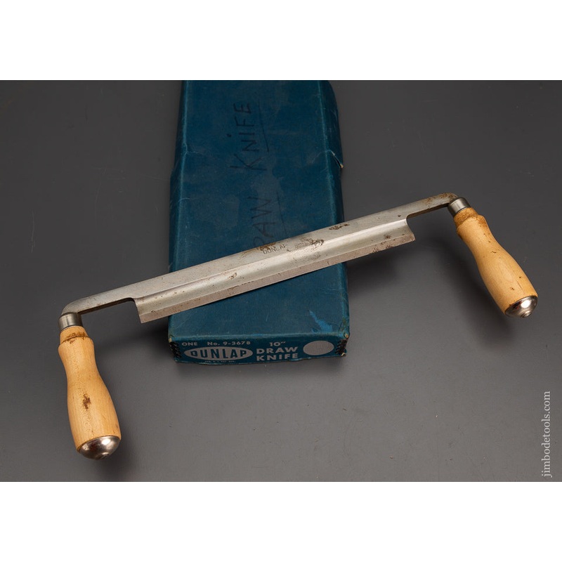 10 Inch DUNLAP Draw Knife Mint in Box – 102659