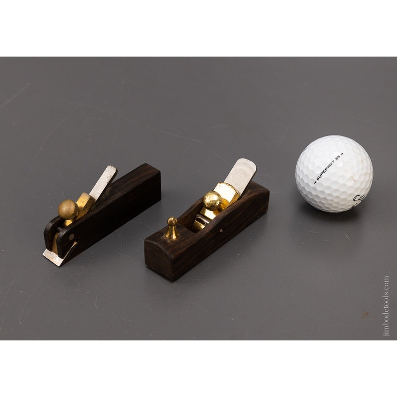 2 Miniature 3 Inch Rosewood Planes Mint – 107602