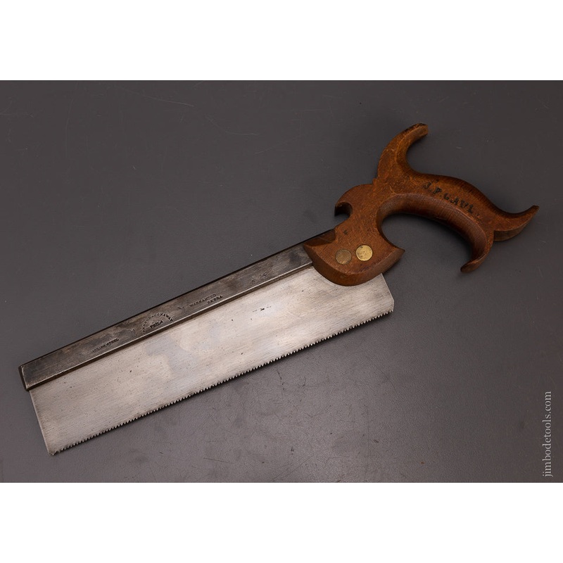 Rare JOHNSON & CONAWAY Double Eagle Back Saw – 107621