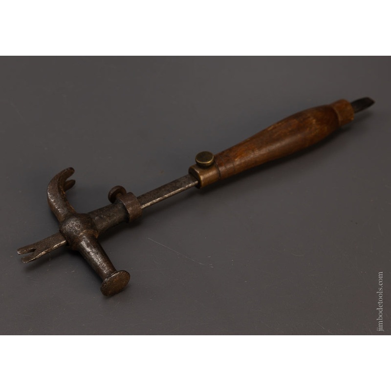 Rare THAYERS PATENT June 24, 1862 Combination Tool Hammer – 107806