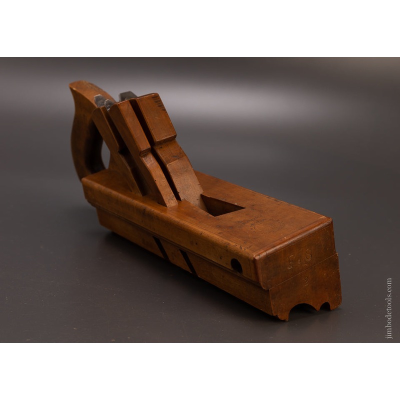 Spectacular French Cormier Wood Crown Moulding Plane by F. CHAPIN – EXCELSIOR 107813