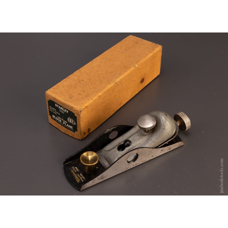 STANLEY No. 118 Low Angle Block Plane Near Mint in Box- 107873