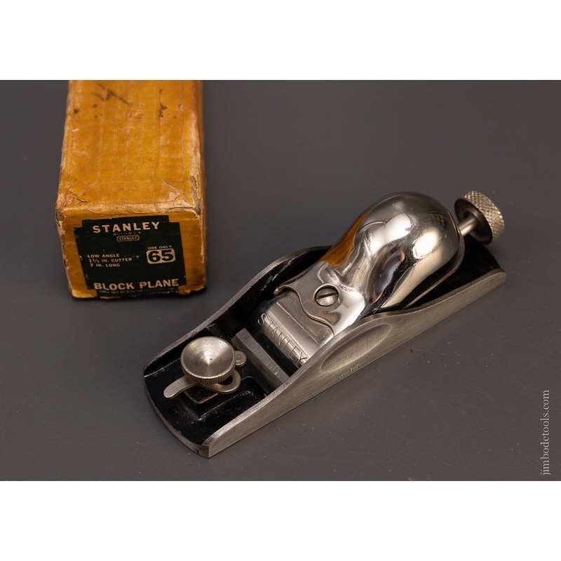 STANLEY No. 65 Low Angle Block Plane Mint in Box – 107872