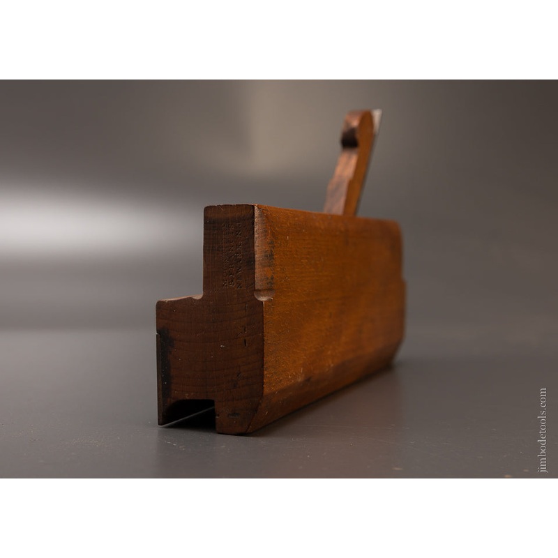 Unusual 1 3/4 inch Wide Molding Plane by MOCKRIDGE & FRANCIS NEWARK NJ circa 1835-68 – 108029