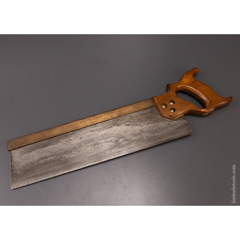 14 Inch Brass Back Tenon Saw Faint Etch – 108214