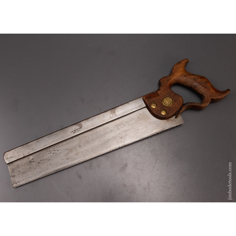 Rare A.W. GERSTNER N.Y. Back Saw – 108246
