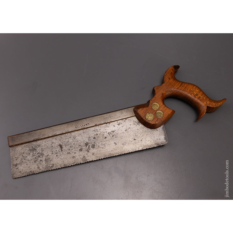 Rare WILLIAMS Triple Medallion Dovetail Saw – 108176