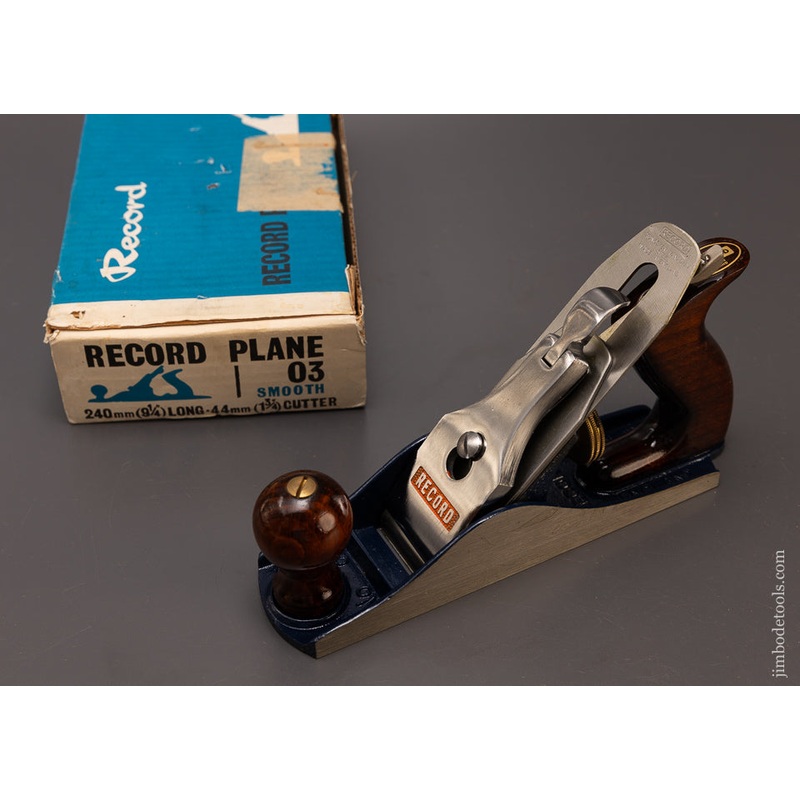 RECORD No. 3 Smooth Plane Mint in Box – 108196