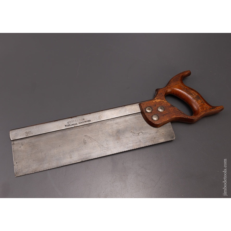 Scarce JEFFERSON 12 Inch Tenon Saw – 108249