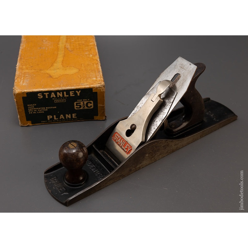 STANLEY No. 5 1/2C Jumbo Jack Plane in Original Box – 108205