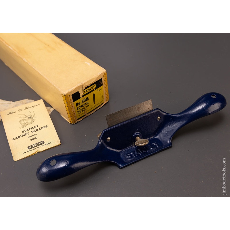 STANLEY No. 80M Scraper Plane Mint in Box – 108321