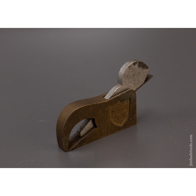 Rare CREST Brand Solid Brass Bullnose Shoulder Plane- 108589