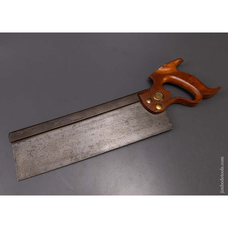 Rare DISSTON Lead Cutting Saw with REAGAN PATENT Handle – 108353