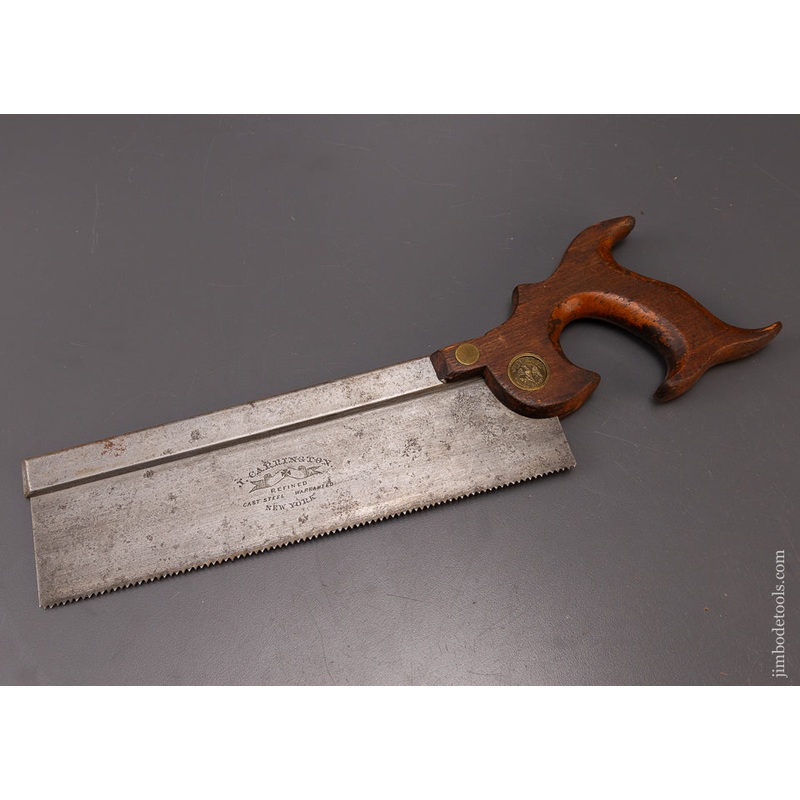 Rare J. CARRINGTON Dovetail Saw – 108404