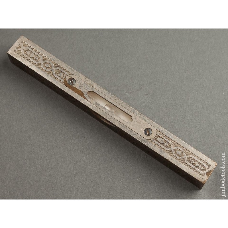 Rare! Ornate Six inch Level by STRATTON BROS. GREENFIELD MASS. — 78947R