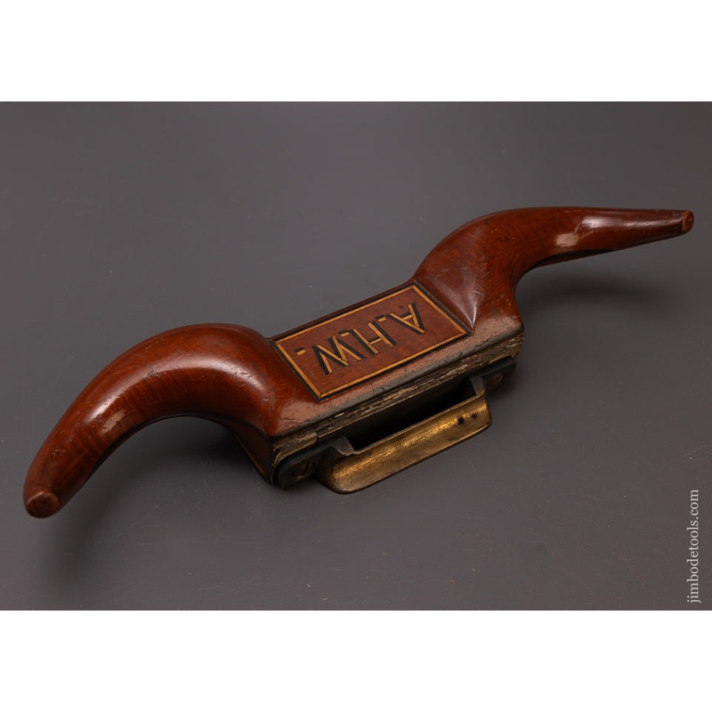 Stunning Inlaid Rams Horn Scraper Plane – EXCELSIOR 108281