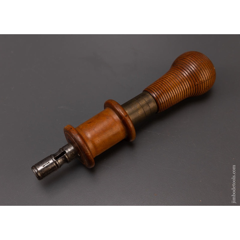 Stunning Solid Boxwood Bow Drill by G. GILON – 108278