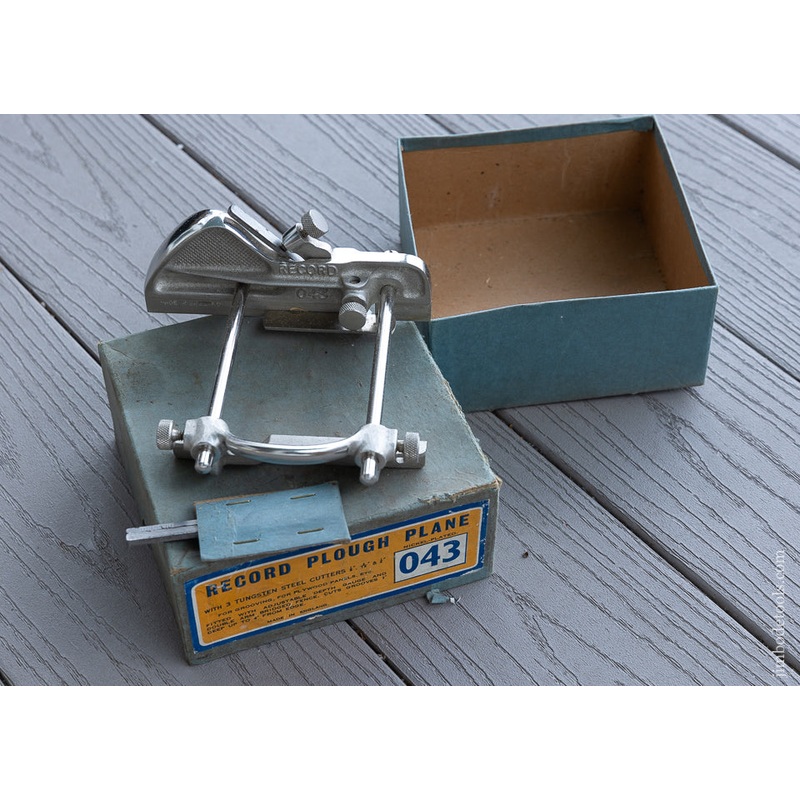 100% Complete RECORD No. 043 Plow Plane Mint in Box –  108570