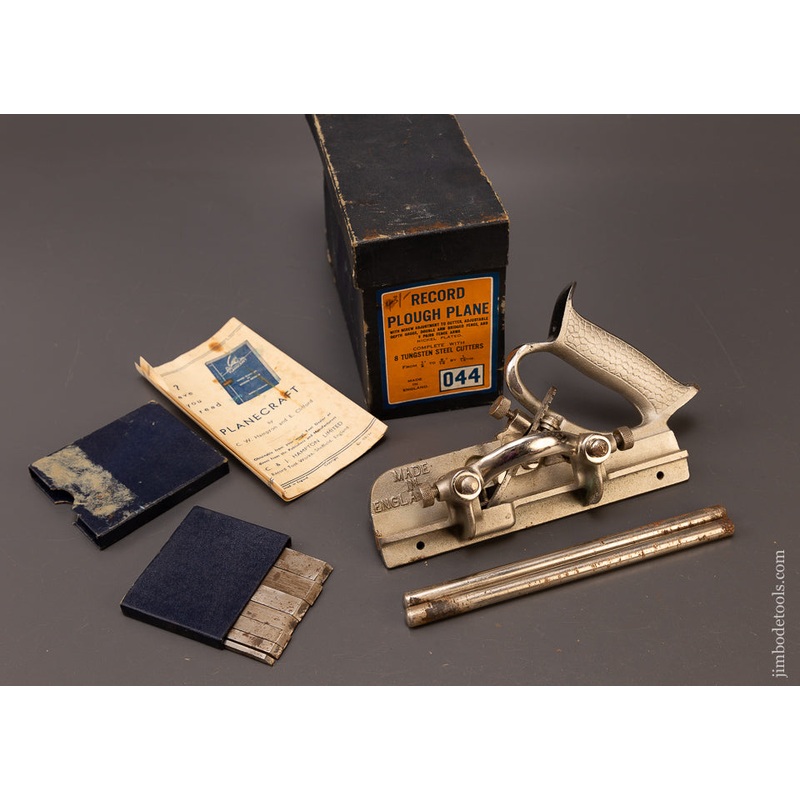 100% Complete RECORD No. 044 Plough Plane Near Mint in Original Box – 108568