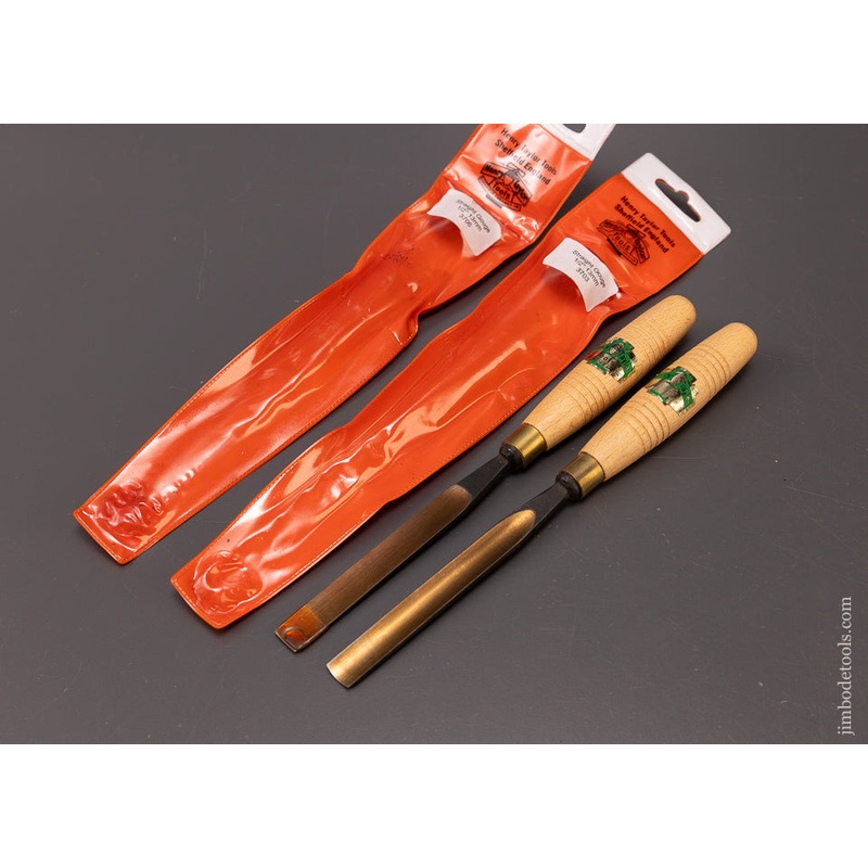 2 Mint HENRY TAYLOR 1/2 Inch Gouges # 3703 & 3706 – 108623