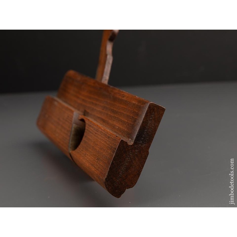 RARE Half Round Moulding Plane by NELSON circa 1750-83 FINE – 91290