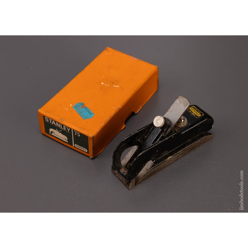 STANLEY No. 75 Rabbet Plane Fine in Original Box – 108759