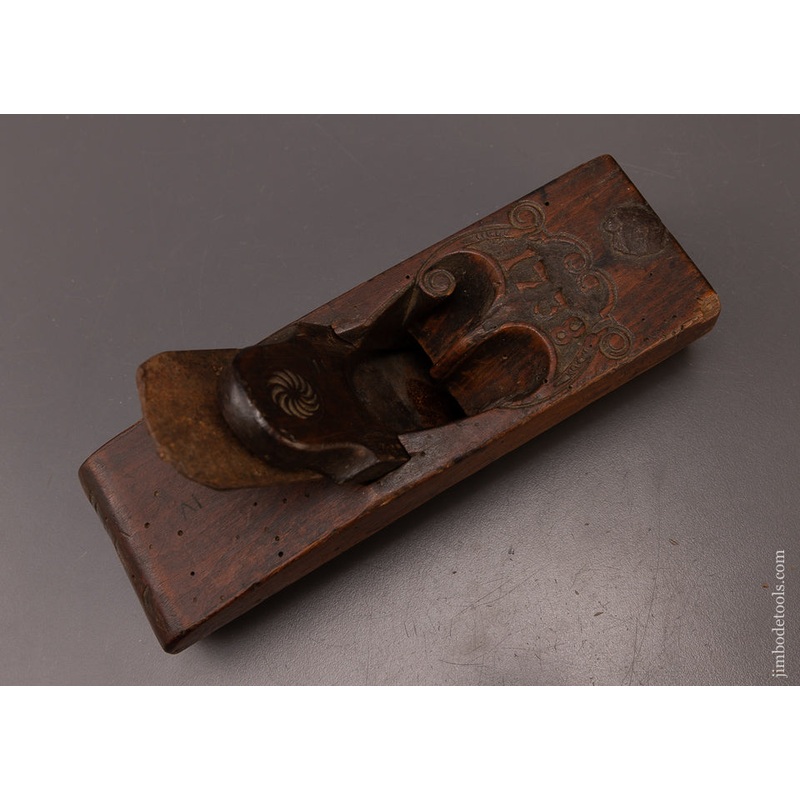 Stunning Carved & DATED 1738 Dutch Panel Raising Plane – 108667 – AS OF SEPT 2