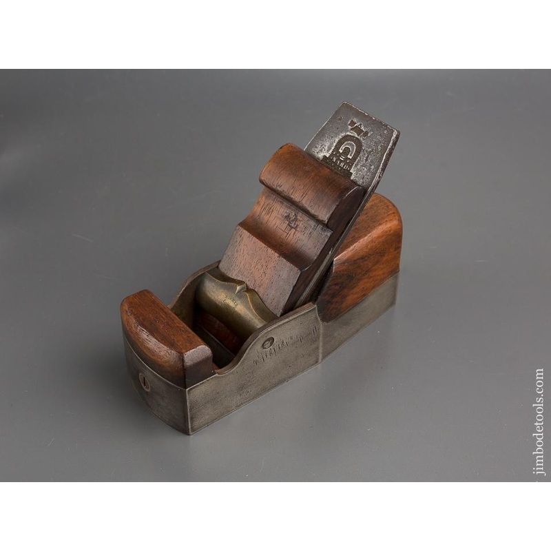 Very Rare! NORRIS Smooth Plane with Cupid’s Bow Bridge and Wedge – 84313U