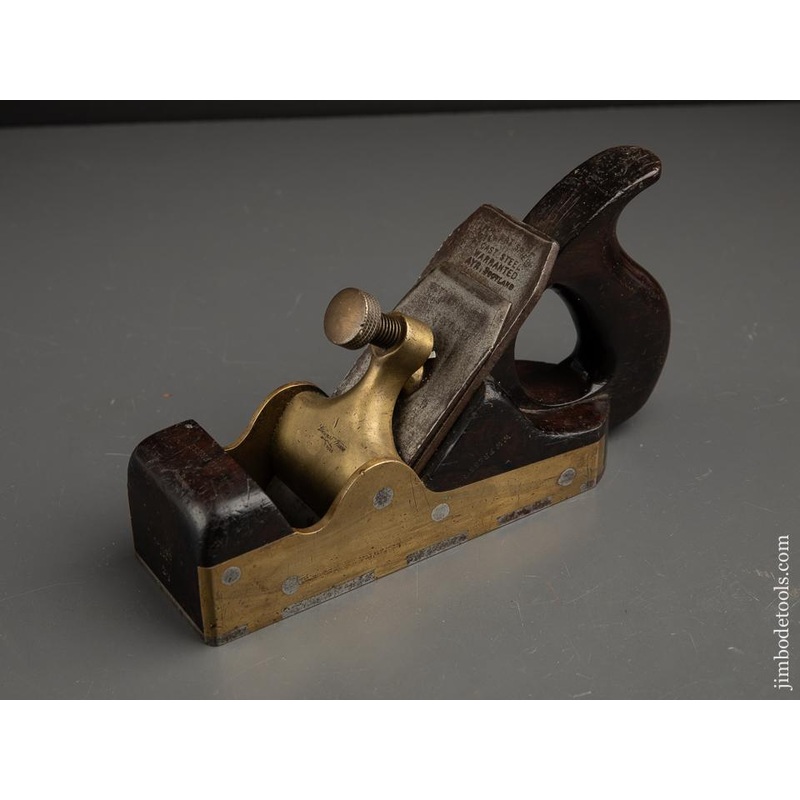 Rare! SPIERS No. 27 (nee 6) Gunmetal Dovetailed Smooth Plane ** EXCELSIOR 90244