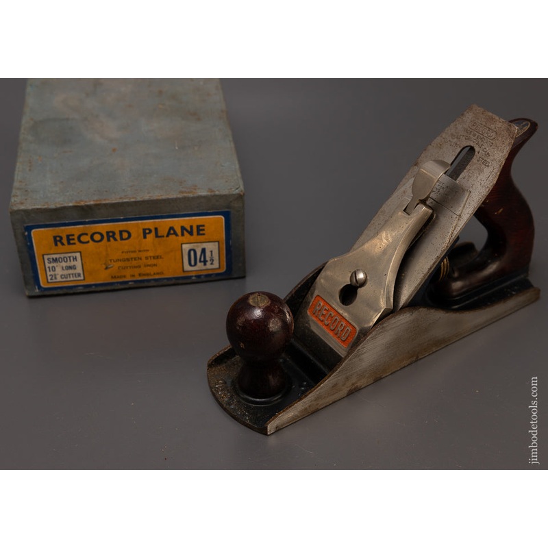 RECORD No. 04 1/2 Smooth Plane in Original Box – 108851