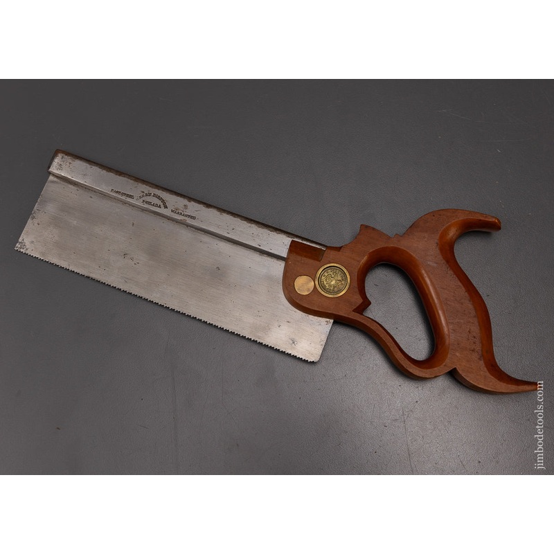 Spectacular HENRY DISSTON (Pre-Son) 8 Inch Dovetail Saw – EXCELSIOR 108621