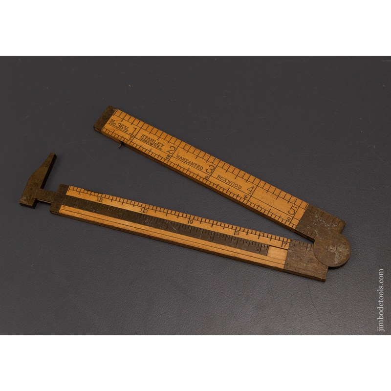 STANLEY No. 36 1/2 Caliper Rule Near Mint – 108683