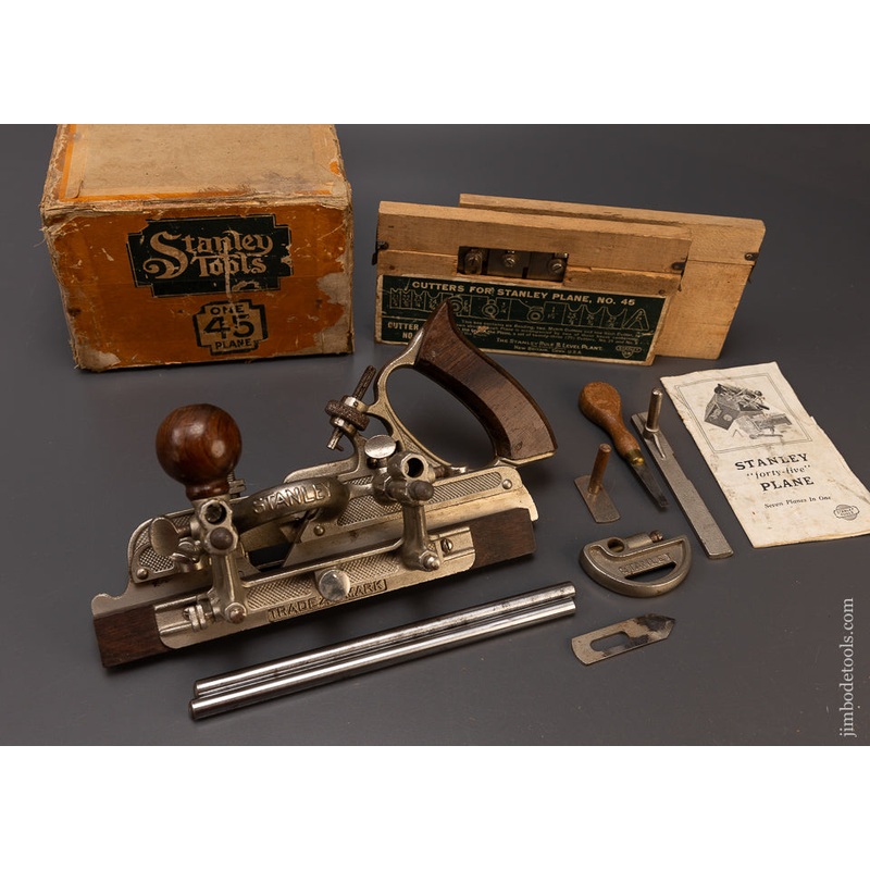 SWEETHEART STANLEY No. 45 Combination Plane 100% Near Mint in Box – 108739