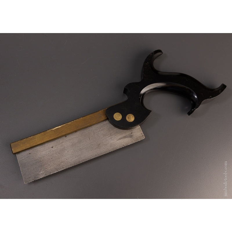 Unusual 6 Inch Brass Back Dovetail Saw — 107042